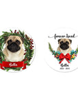 Photo Upload Live Preview Ornament - Dear Santa
