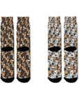 Live Customization Pet Facemash Socks
