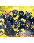 'Michigan Doggos' Personalized 6 Pet Poster