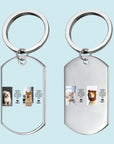 Personalized Pet Memorial Keychain Spanish