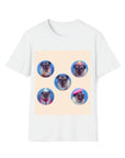 Retro Pose Circles Canvas