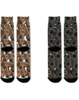 Live Customization Pet Facemash Christmas Socks