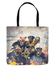 'New Orleans Doggos' Personalized 5 Pet Tote Bag