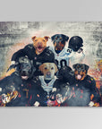 'Las Vegas Doggos' Personalized 5 Pet Blanket