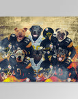 'Pittsburgh Doggos' Personalized 6 Pet Blanket