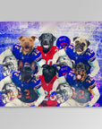 'Buffalo Doggos' Personalized 6 Pet Blanket