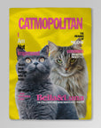 'Catmopolitan' Personalized 2 Pet Blanket