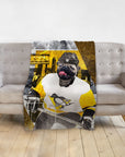 'Pittsburgh Doggos Hockey' Personalized Pet Blanket