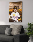 'San Doggo Padres' Personalized Pet Canvas