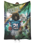'MIAMI DOGGOS' PERSONALIZED PET BLANKET - new