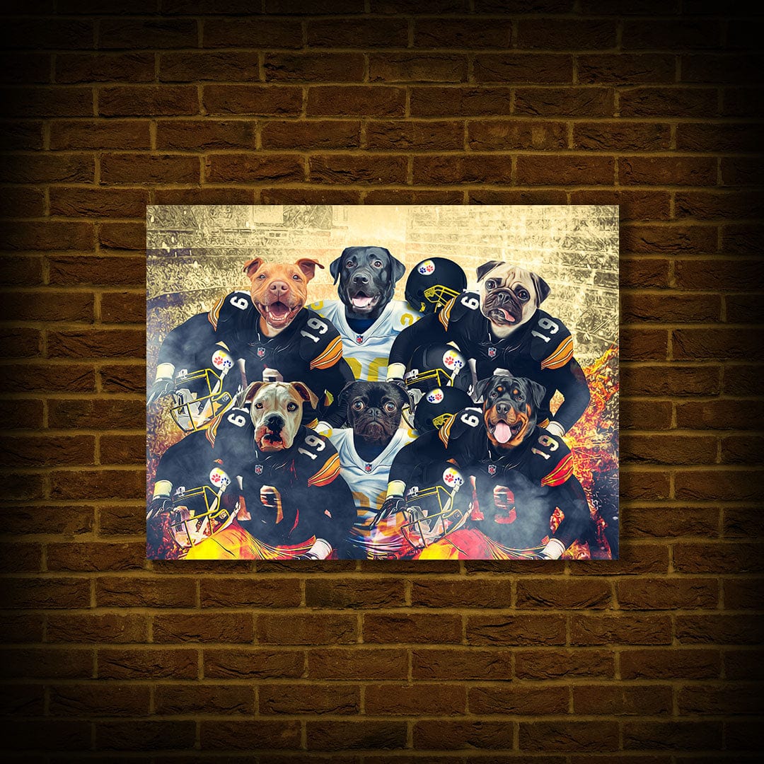 &#39;Pittsburgh Doggos&#39; Personalized 6 Pet Poster
