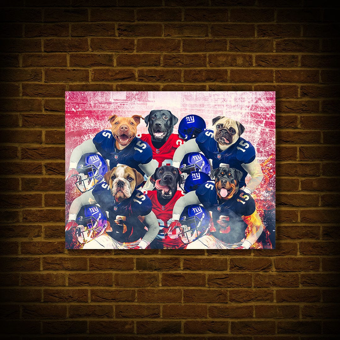 &#39;New York Doggos&#39; Personalized 6 Pet Poster