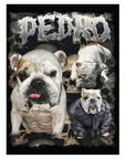 '90's Bootleg (Horrorcore)' Personalized Pet Poster