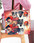'Cincinnati Doggos' Personalized 4 Pet Tote Bag