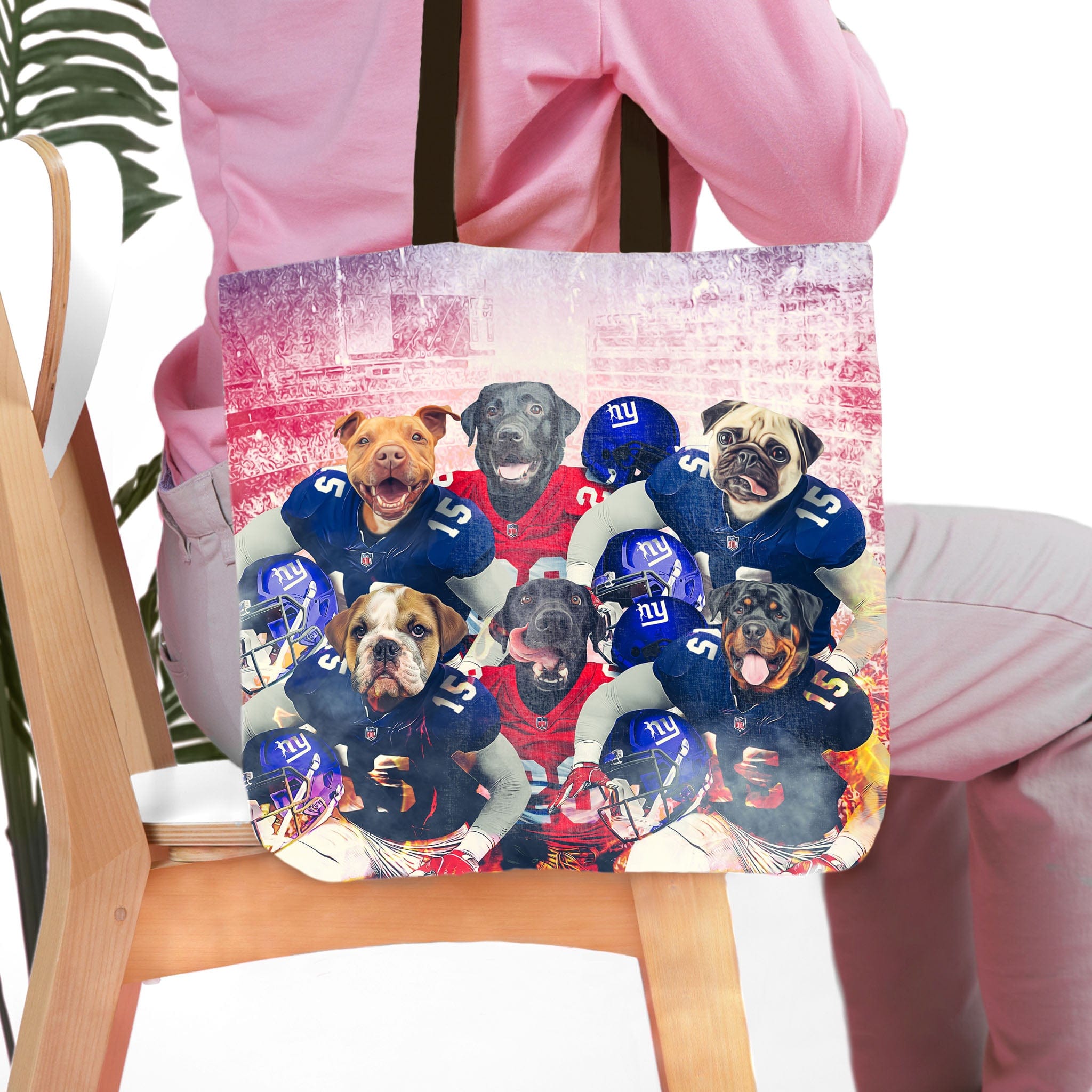 &#39;New York Doggos&#39; Personalized 6 Pet Tote Bag