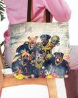 'New Orleans Doggos' Personalized 5 Pet Tote Bag