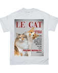 'Le Cat' Personalized 2 Pet T-Shirt