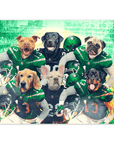 'New York Jet-Doggos' Personalized 6 Pet Poster