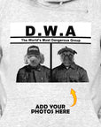 'D.W.A. (Doggos With Attitude)' Personalized 2 Pet Hoody