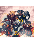 'Washington Doggos' Personalized 5 Pet Poster