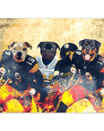 'Pittsburgh Doggos' Personalized 3 Pet Poster
