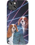 '1980s Lazer Portrait (Female)' Personalized Pet Phone Case