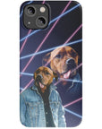 '1980s Lazer Portrait' Personalized Pet Phone Case