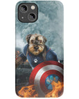 'Captain Doggmerica' Personalized Phone Case