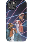 '1980s Lazer Portrait' Personalized 2 Pet Phone Case