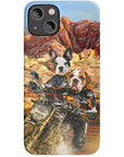 'Dogati Riders' Personalized 2 Pet Phone Case
