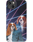 '1980s Lazer Portrait (Female)' Personalized Pet Phone Case