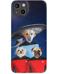 'Doggo-Trek' Personalized 3 Pet Phone Case