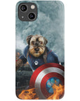 'Captain Doggmerica' Personalized Phone Case