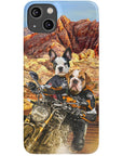 'Dogati Riders' Personalized 2 Pet Phone Case