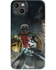 'Bat Dog & Robpaw' Personalized 2 Pet Phone Case