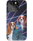 '1980s Lazer Portrait (Female)' Personalized Pet Phone Case