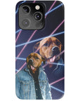 '1980s Lazer Portrait' Personalized Pet Phone Case