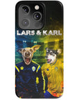 'Sweden Doggos Euro Football' Personalized 2 Pet Phone Case