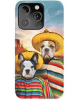 '2 Amigos' Personalized 2 Pet Phone Case