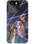 '1980s Lazer Portrait' Personalized 2 Pet Phone Case