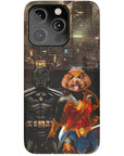 'Batdog & Wonder Doggette' Personalized 2 Pet Phone Case