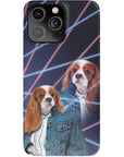 '1980s Lazer Portrait (Female)' Personalized Pet Phone Case