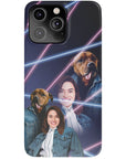 '1980s Lazer Portrait Pet(Male)/Human(Female)' Personalized Phone Case