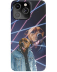 '1980s Lazer Portrait' Personalized Pet Phone Case