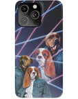 '1980s Lazer Portrait' Personalized 2 Pet Phone Case