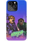 'A Night at the Pawsbury' Personalized 2 Pet Phone Case