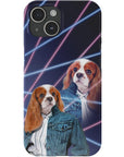 '1980s Lazer Portrait (Female)' Personalized Pet Phone Case