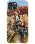'Dogati Riders' Personalized 2 Pet Phone Case
