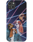 '1980s Lazer Portrait' Personalized 2 Pet Phone Case