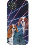 '1980s Lazer Portrait (Female)' Personalized Pet Phone Case